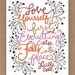 8x10-in Lucille Ball Quote Illustration Print
