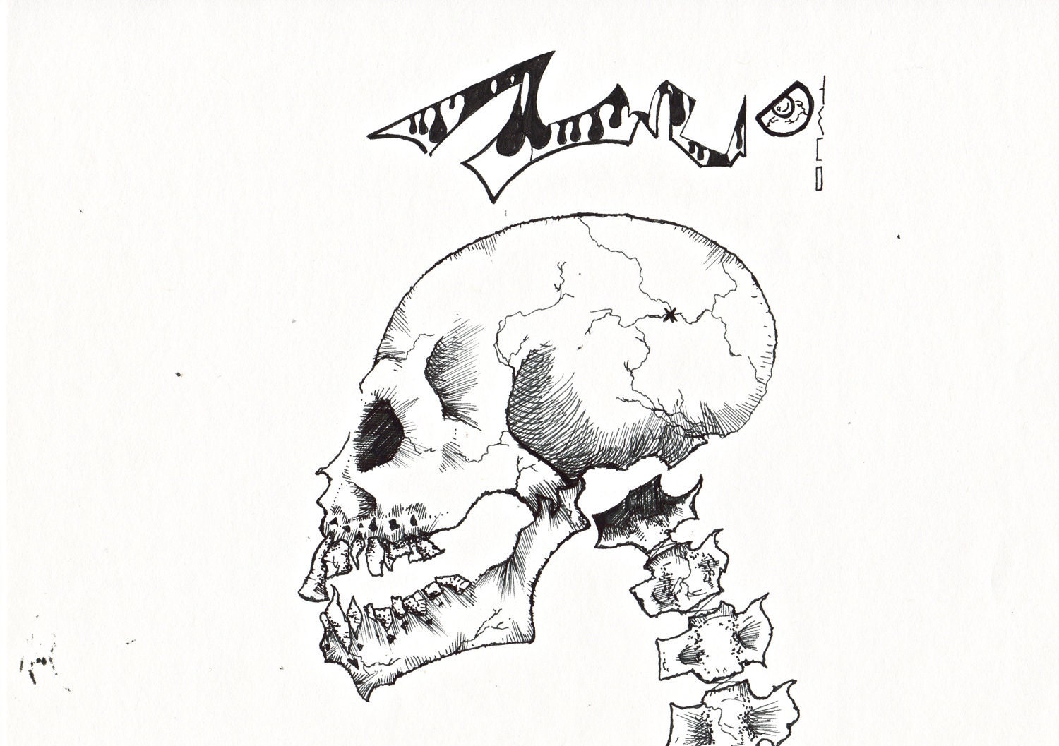 Untitled, (Twuo Cover No2) Original Drawing