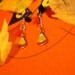 I Want Candy/Candy Corn Halloween Earrings/Halloween Jewelry