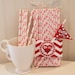 75 PINK HEART Paper Straws, Valentines Day, Drinking Straws, Party, Birthday, Weddind, Made In USA