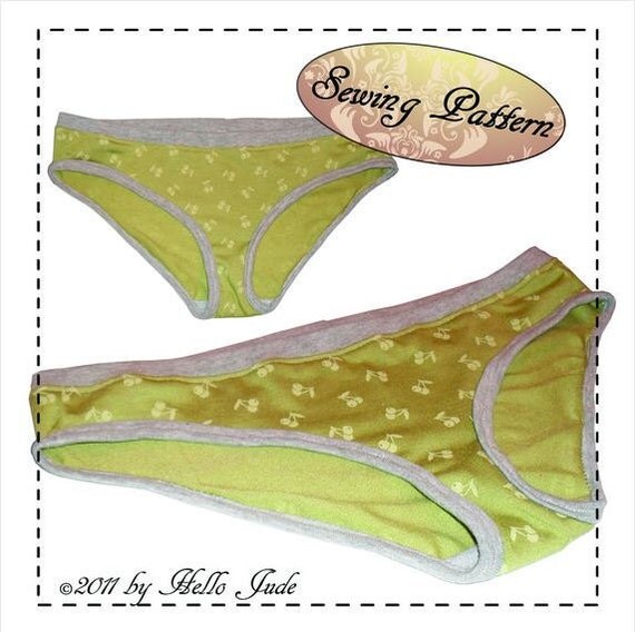 Basic Panties PDF Sewing Pattern Small Instant by HelloJude