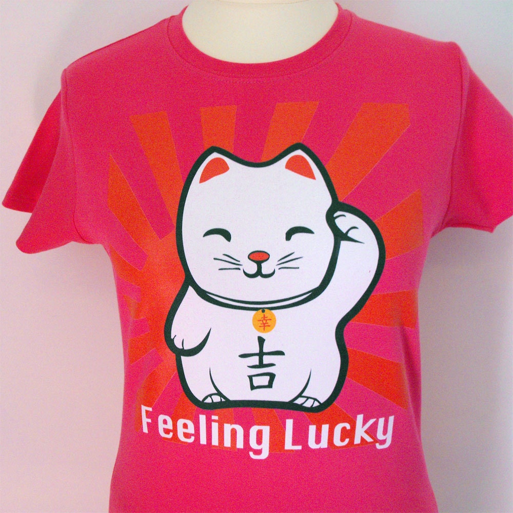 Maneki Neko Cat T-Shirt