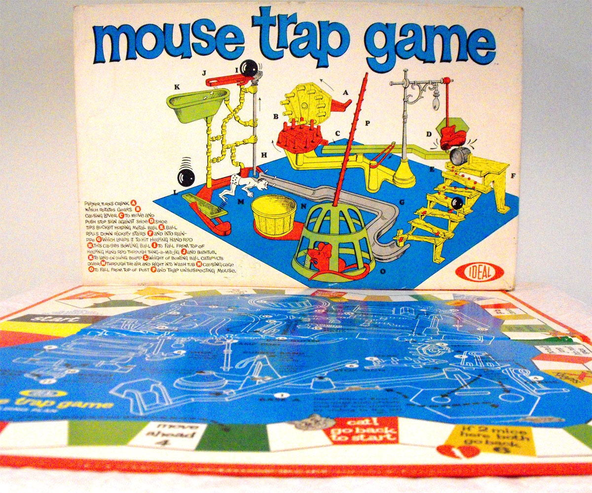 Mouse Trap Board Game 1960 by jollywolly on Etsy