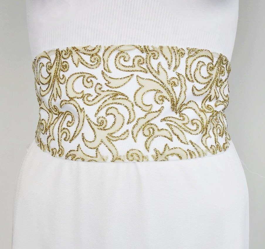 Items similar to wedding dress sashes belts, wide obi style bridal sash