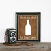 Digital Art Print Life is too Short for Bad Beer Digital Art Print - Brew Gray Typographic Digital Art