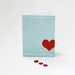 I Totally Love you - Modern Graphic Greeting Card Aqua Light Blue - Love Anniversary Wedding Mothers Day Birthday Valentines Day