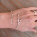 Recycled Branch Bracelet Bud Brass