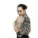Knitting Shrug, GILDED, Short Elegant Evening Dress Coctail Shrug, Golden Summer Bolero by Solandia, all sizes