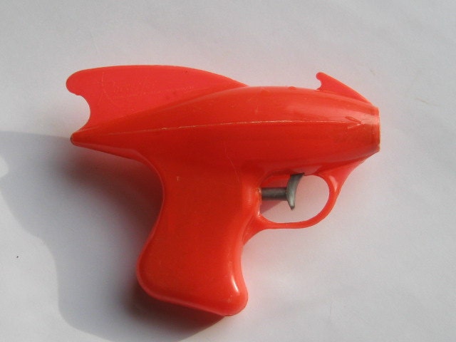 Vintage Space Gun: Rocket Jet Squirt Gun from the 1950s