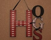Arkansas Razorback HOGS sign