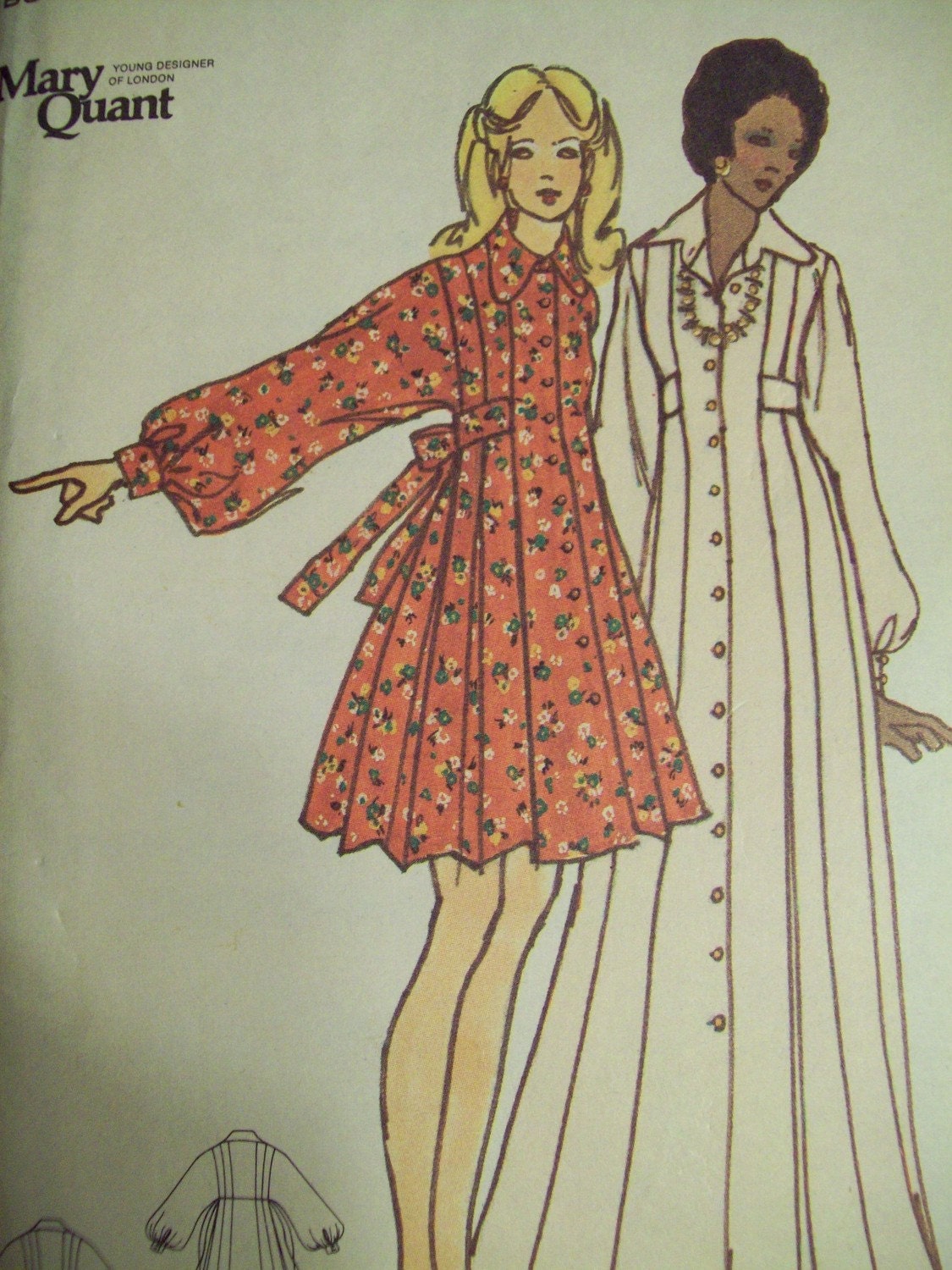 VINTAGE Sewing Pattern Mary Quant 1970s Designer By PlatypusDream