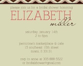 Missoni Style Bridal/Baby Shower Invitation - PRINTABLE DIGITAL FILE Il_170x135