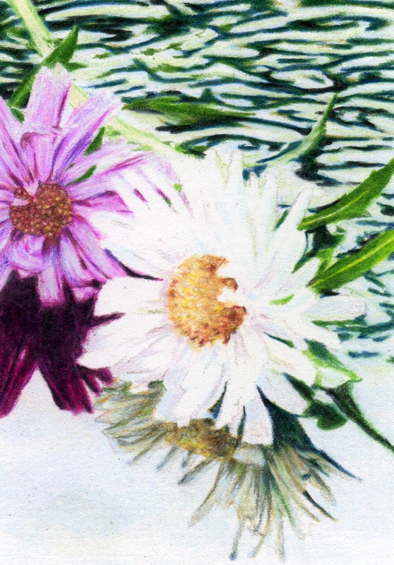 Original ACEO for WaterAid - Day 15: A Little Fall of Rain