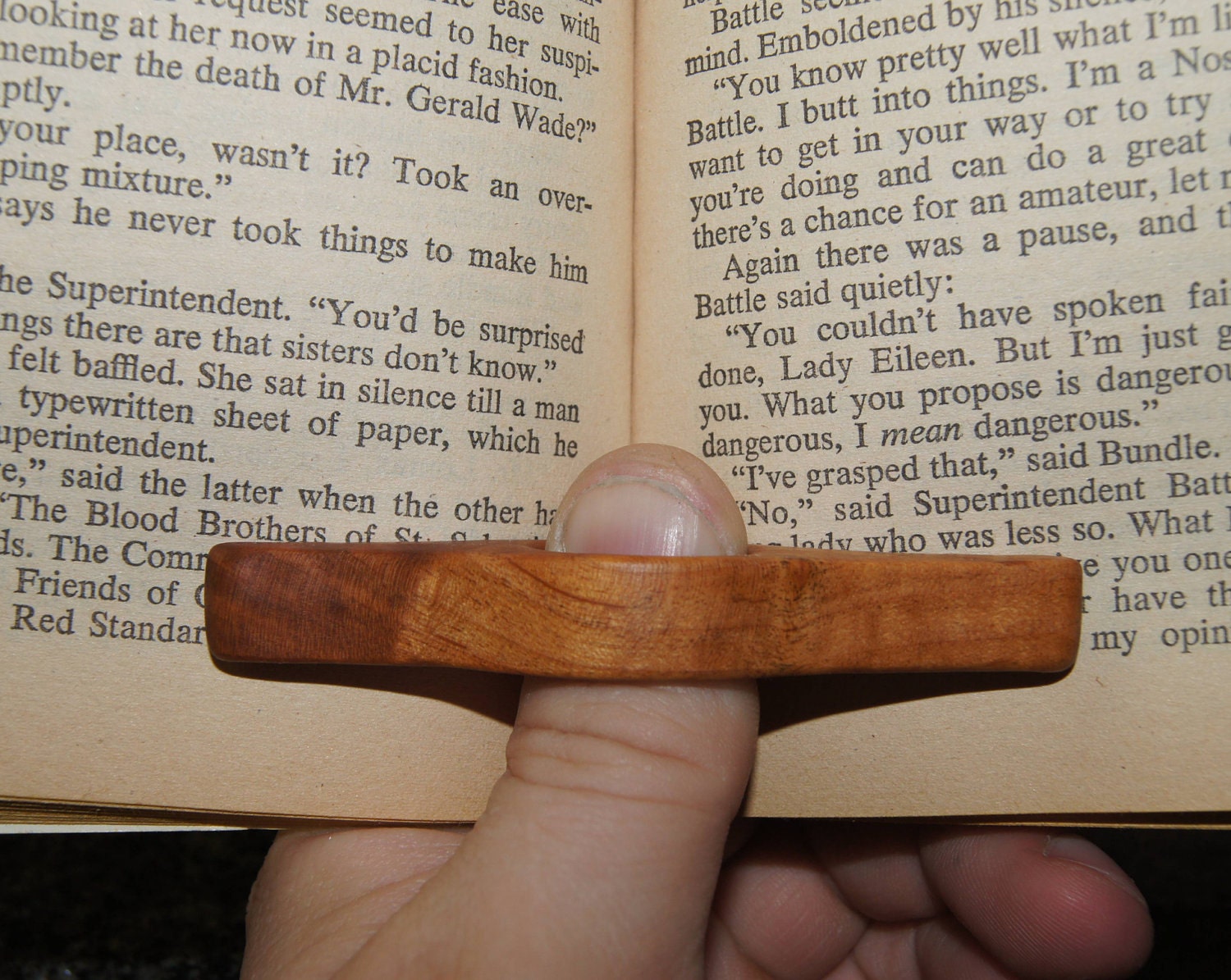 Book holder - cherry wood