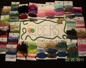 Embellishments Fibers Yarn Crafts Tags Cards Albums Scrapbooking Supplies Free Shipping