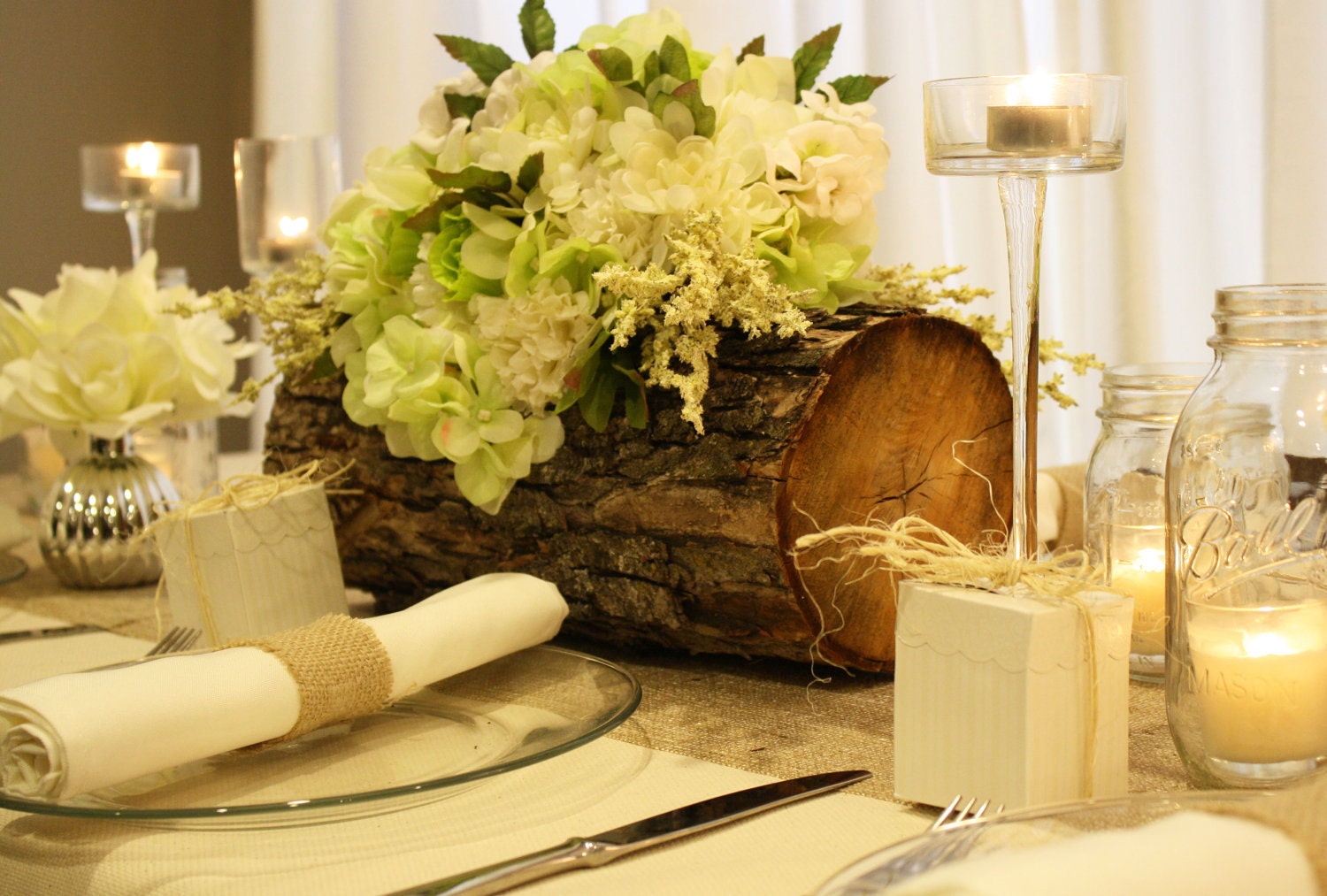 Rustic Oak Floral Centerpiece DIY Instructions