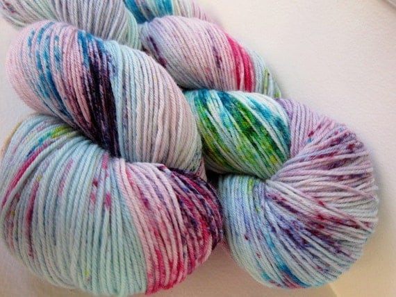 Sock Yarn Superwash Merino / Nylon Hand dyed - Mrs. Featherbottom