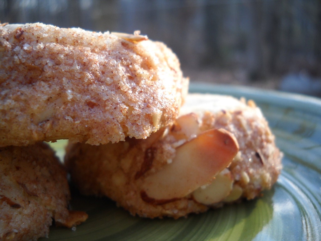 Almond Cinnamon Shortbread Cookies