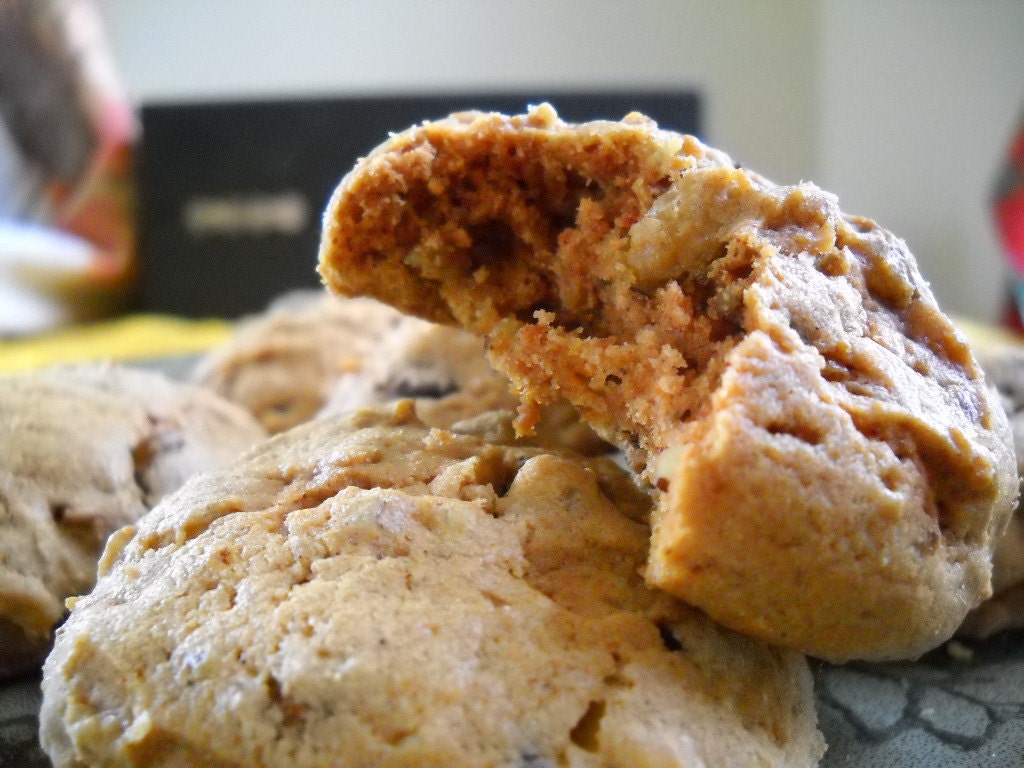 Pumpkin Curry Cookies with Naughty Bits