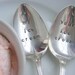 Personalized Hand Stamped Ice Cream Spoons Your Ice Cream My Ice Cream