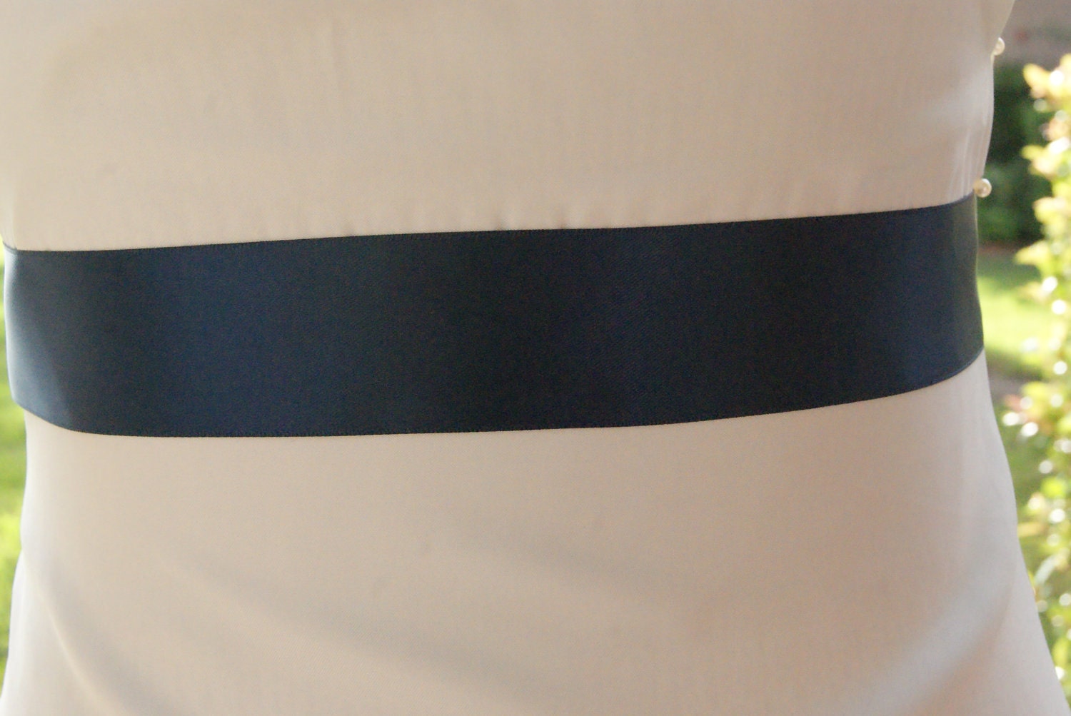 Wedding belt / bridal sash / plain sash / navy blue plain bridal sash
