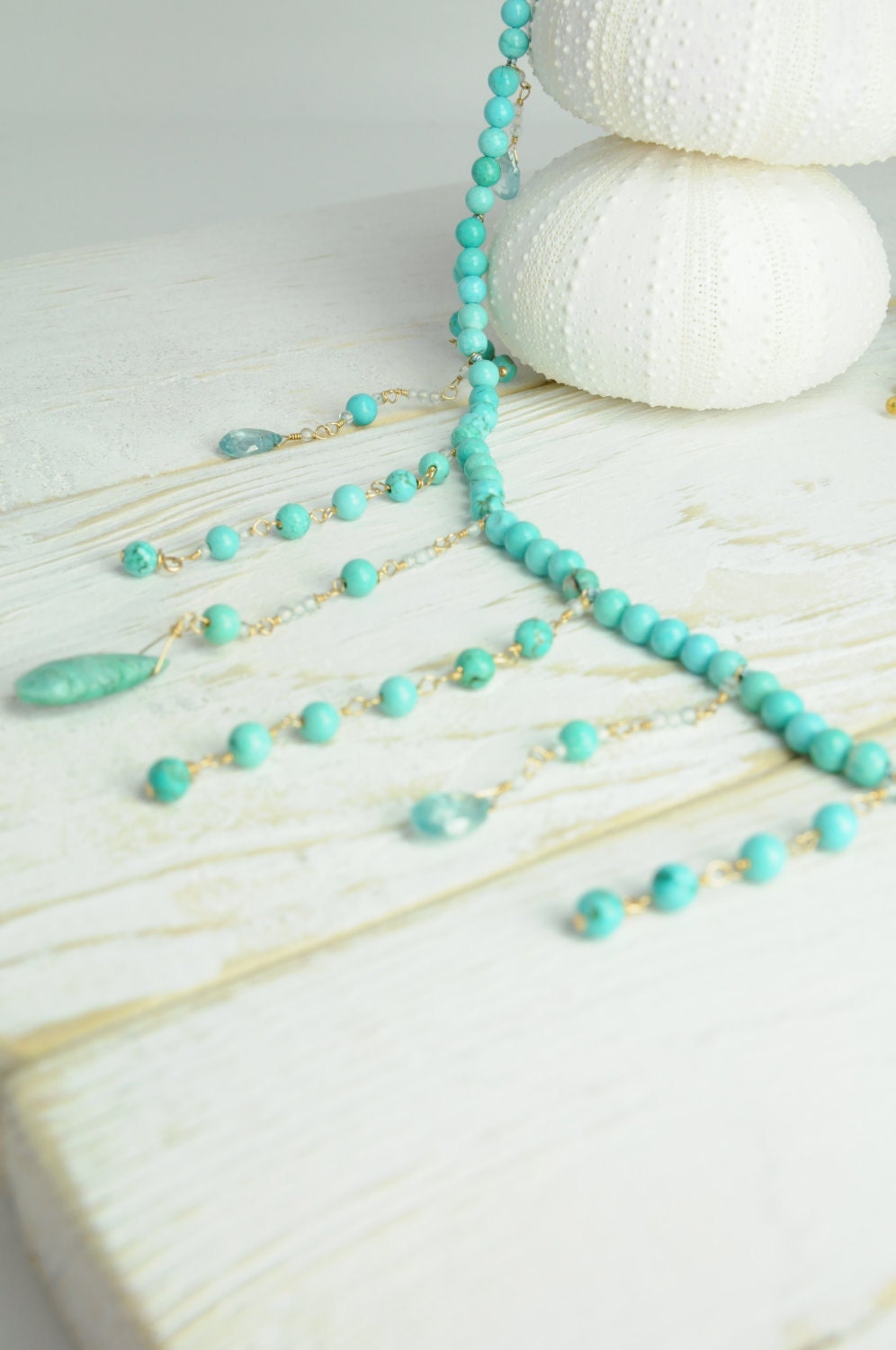 Statement Bridal Necklace/Spring Weddings/Spring Turquoise Trends for Brides
