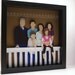 Family portrait - 9"x9" CUSTOM cut paper