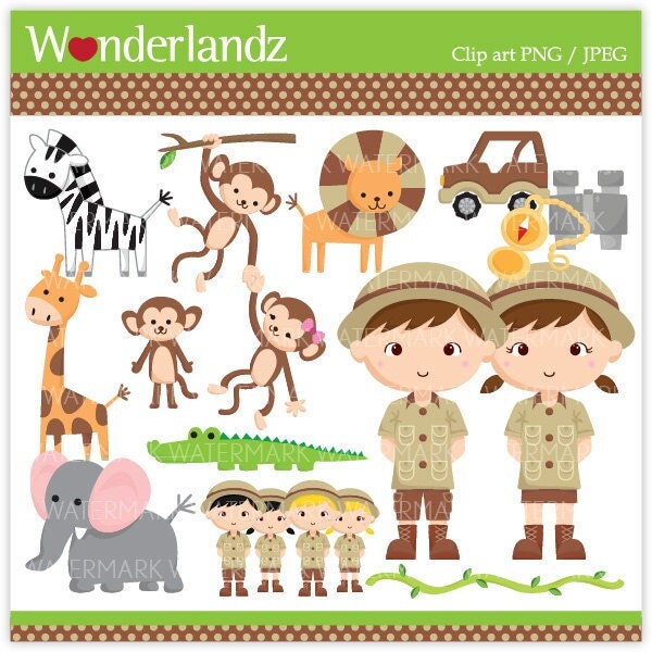 Jungle Safari Clipart