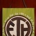 16x20-inch Customized Monogram Painting - GREAT Baby Gift