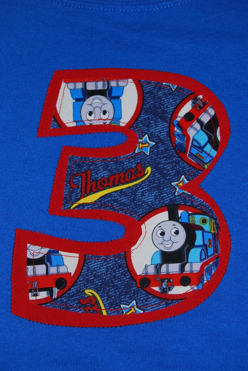 Thomas the Train Birthday Number T Shirt