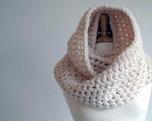 Scarf, Infinity Scarf, Cowl, Circular Scarf, (The Abington Warmer in Snow White)