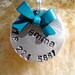 The Emma - Bow Pet ID Tag Small Dog Cat Feminine Unique Handstamped