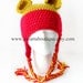 Pooh Bear inspired crochet hat