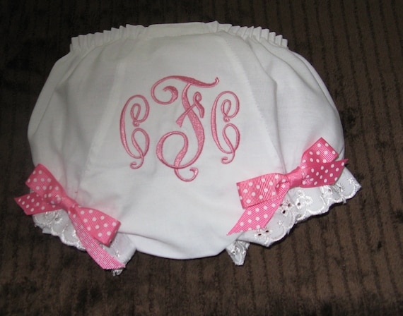 Embroidery blanks white blank bloomers diaper by bibsandburpies