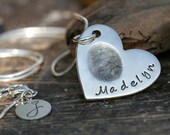 Fingerprint Heart Necklace
