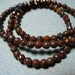 30 - 3mm Faceted Red Jasper Round Beads
