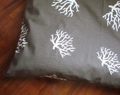 Coral Denton/White Pet Bed, Dog Duvet Cover-Large