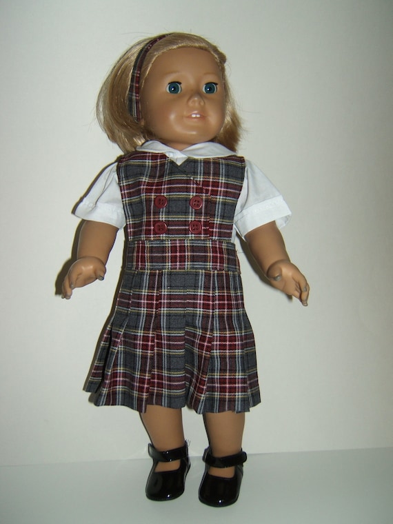 American Girl School Uniform Jumper plaid 43 by SimoneFranklin