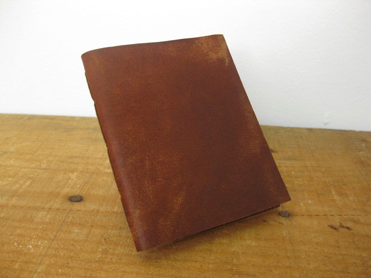 Leather Pocket Journal Notebook Hand Stitched, Pocket Sized, the Pascale