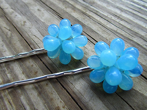 A little something blue...hairpin set