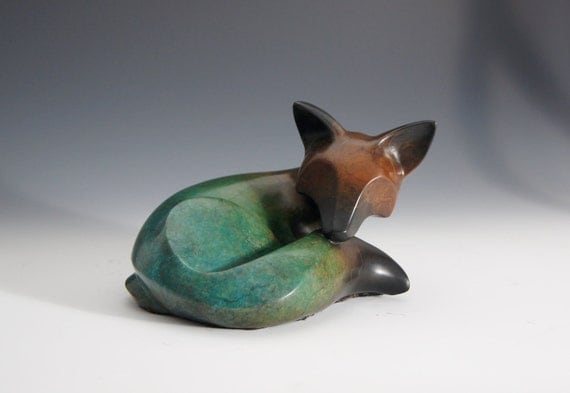 for Shekhar ONLY kit fox bronze with turquois / rust patina