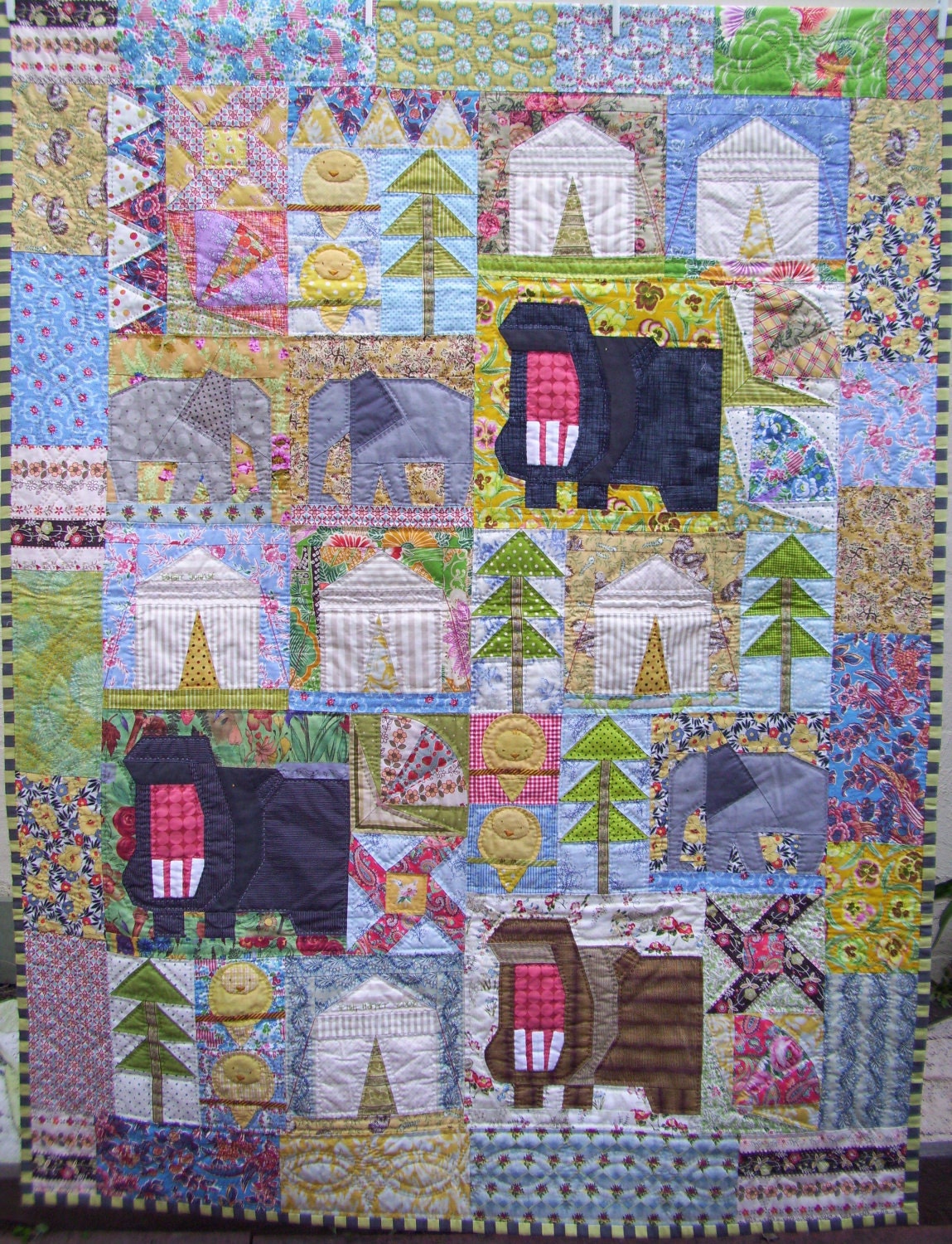 Safari Sunrise Quilt pattern by Trish Harper Designs