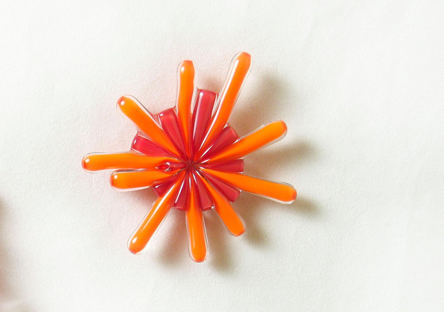 Modern Office Decor Office Supplies Magnets - Bright Colorful Mod Retro Neon Orange Abstract dtteam teamcamelot tagt