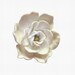 Felt Flower Brooch  pin  Blooming white gardenia