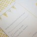 Printable Wedding Invitations - Grey & Yellow Birds - Cakes Likes A Party