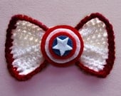 Superhero Bow Collection (Captain America) (Medium)