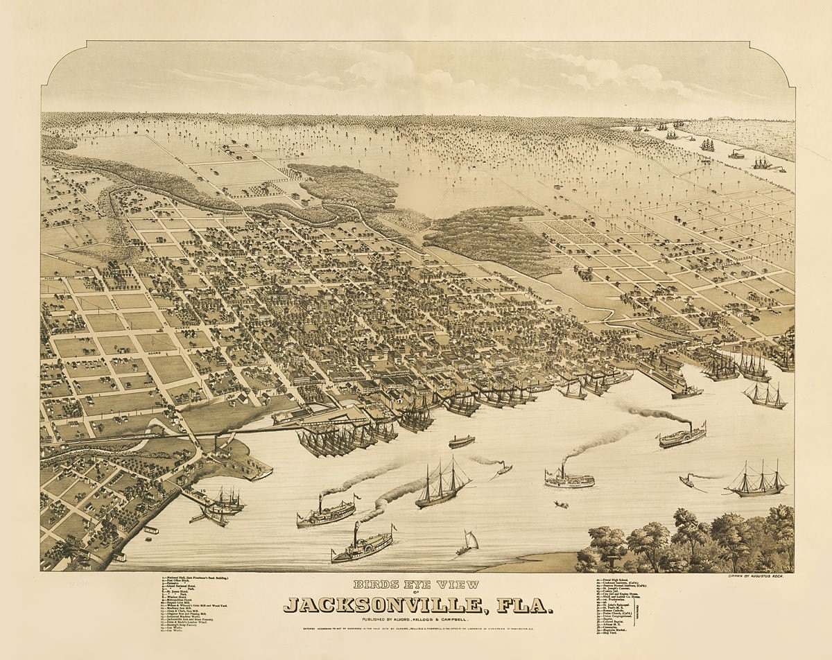 Jacksonville Florida Map