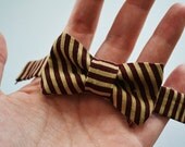 Bowtie For Newborns to Toddlers- Maroon Stripe