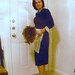 White Swan 1950s Black Maids uniform Size Medium