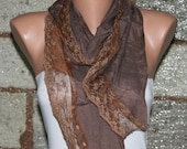 Brown  Scarf  -